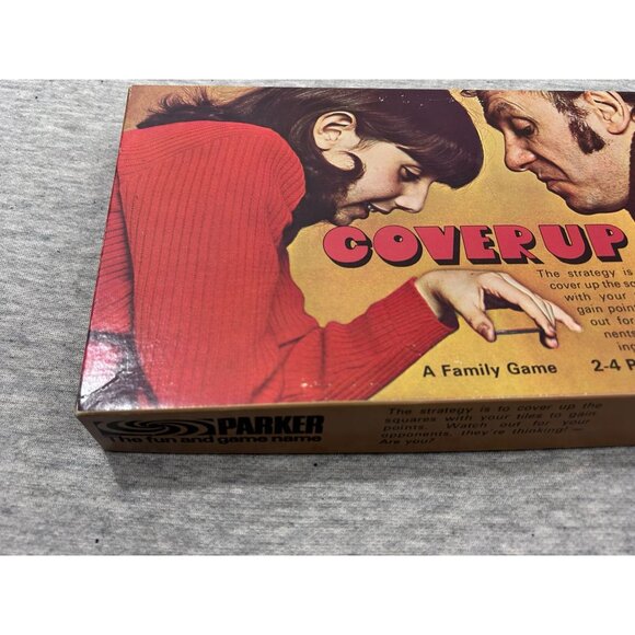 Cover Up Game Board 1970 Vintage Manufacture Board & Traditional Games - Picture 3 of 7